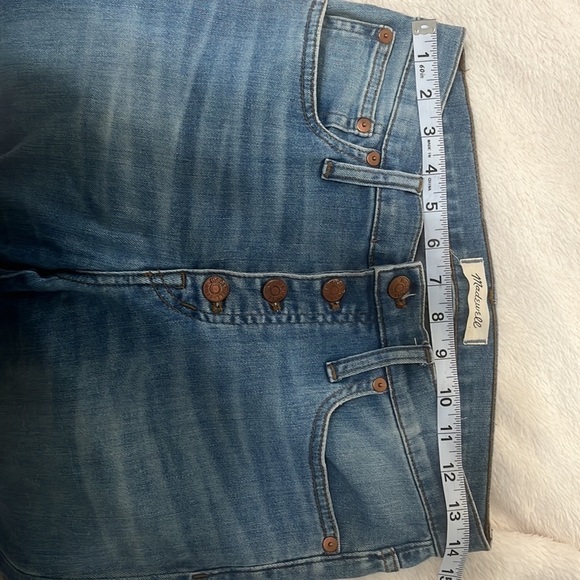 Madewell Cali Bootcut Jeans Distressed Size 26 Petite - Picture 8 of 11